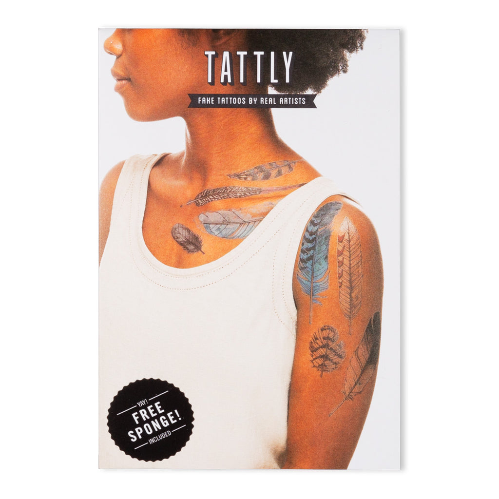 Package for Tattly feather tattoos