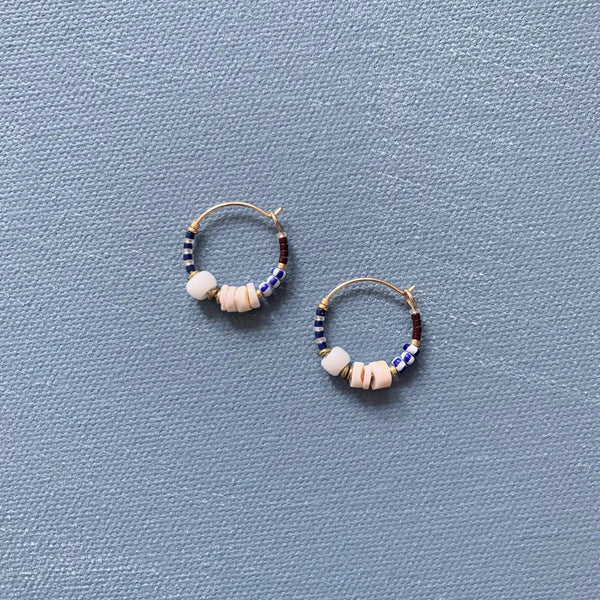 Seashore Hoops on a blue background