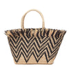 Bahia tote in black on white background