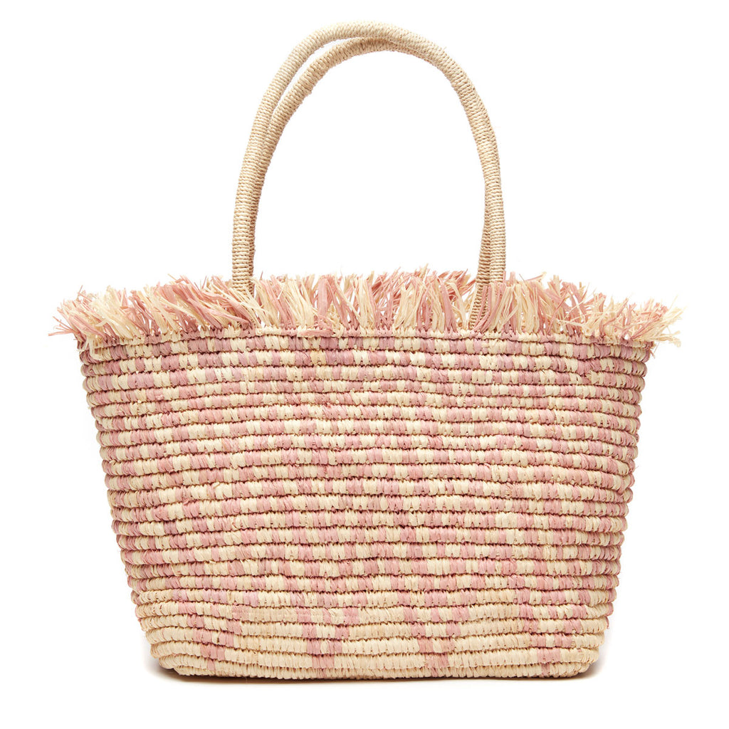 Bahia tote in Lilac on white background