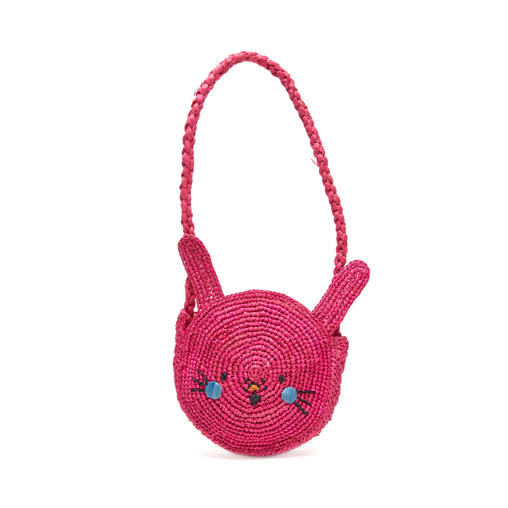 Bunny bag in Pink on white background