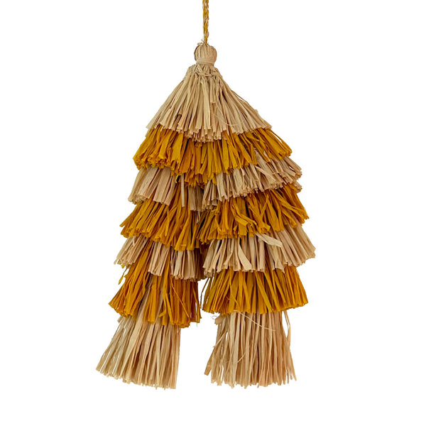 Raffia tassel for Callie Sunflower.