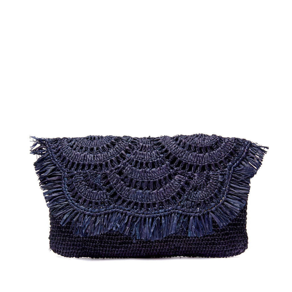 Giselle clutch in Navy