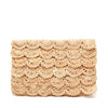 Lizzie clutch in Natural