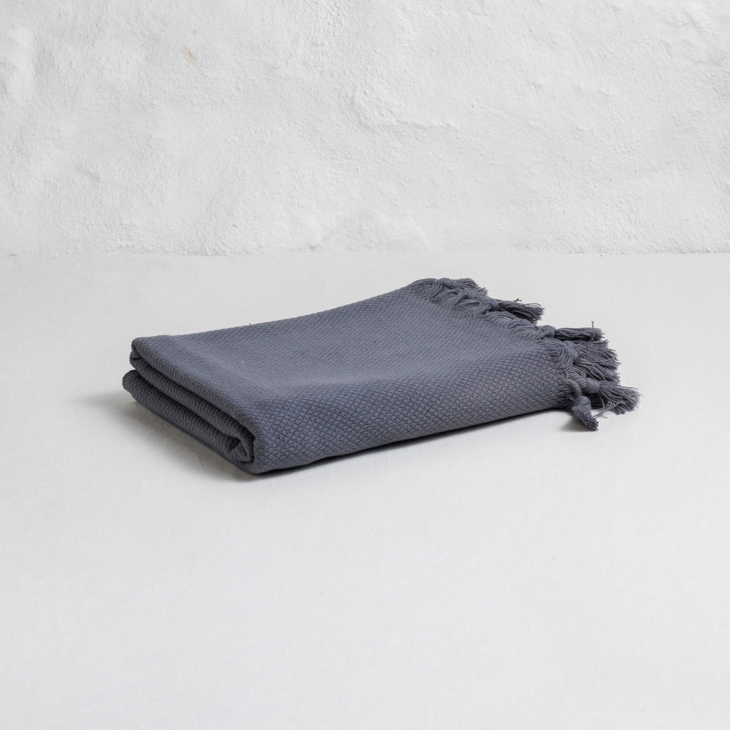 Towel in Charcoal folded