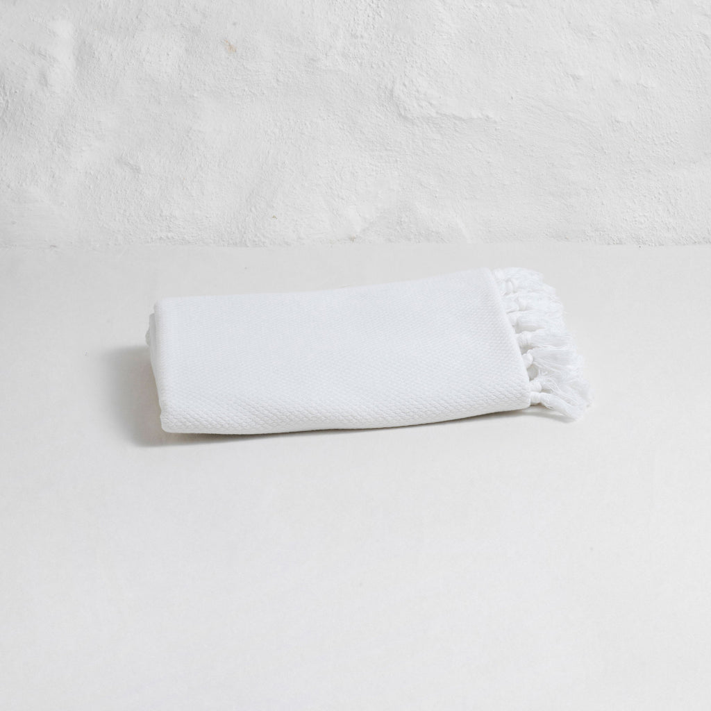 Towel in Natural Folded