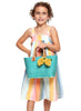 Model with Petite Hadley Aqua