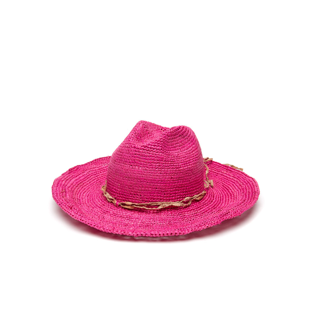 Petite Mika hat in Pink on white background