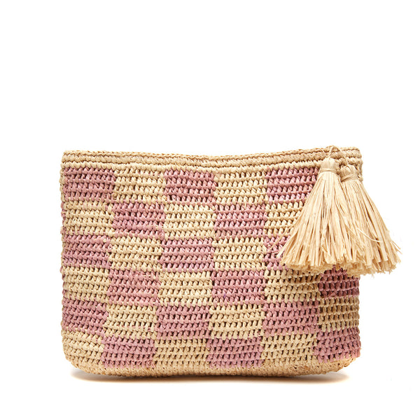 Reese clutch in Lilac on white background
