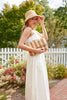 Model in a garden with Remi Sand