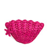 Shelley clutch in Pink on a white background