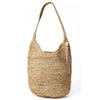 Mixed Natural Sand Augusta Tote on White Background