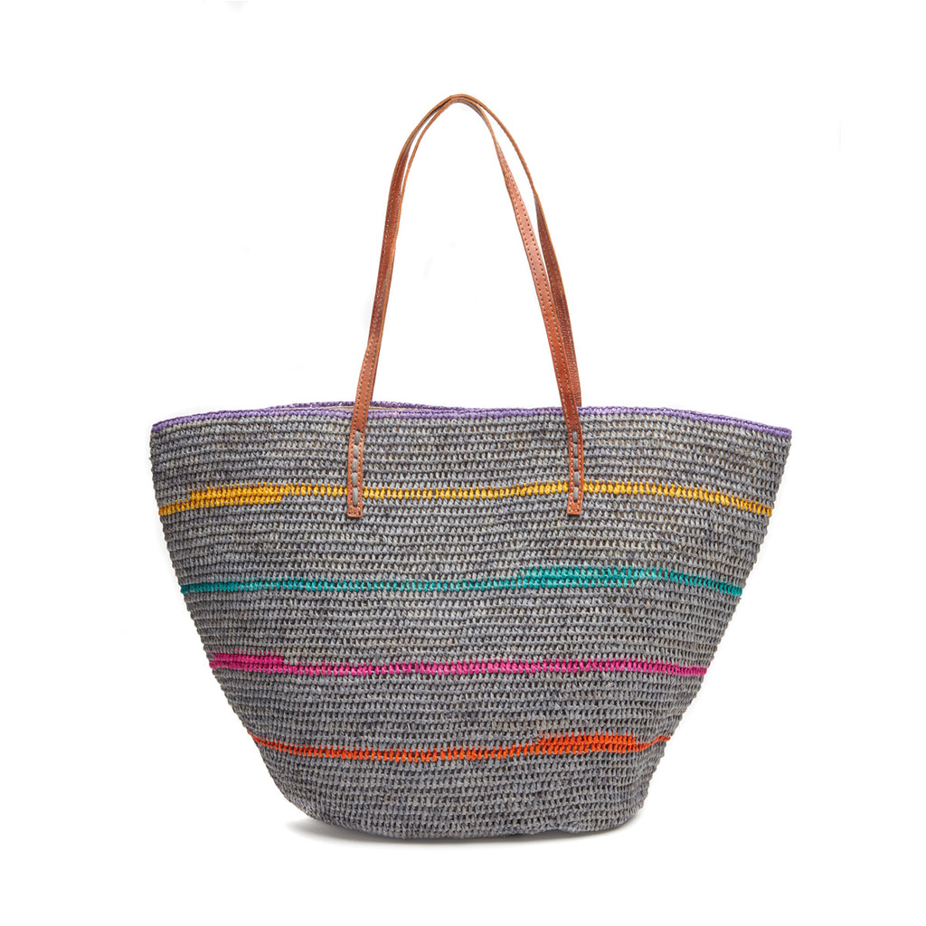 Multi-coloured tussar ghicha silk sling bag by Dharang | The Secret Label
