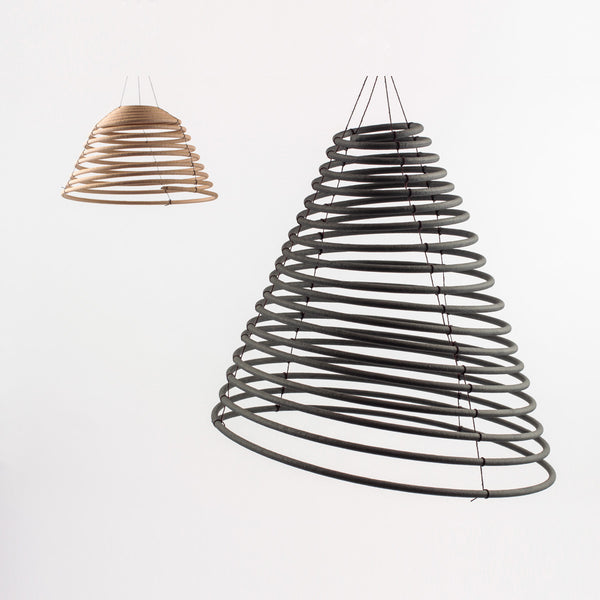 Two citronella spiral coils
