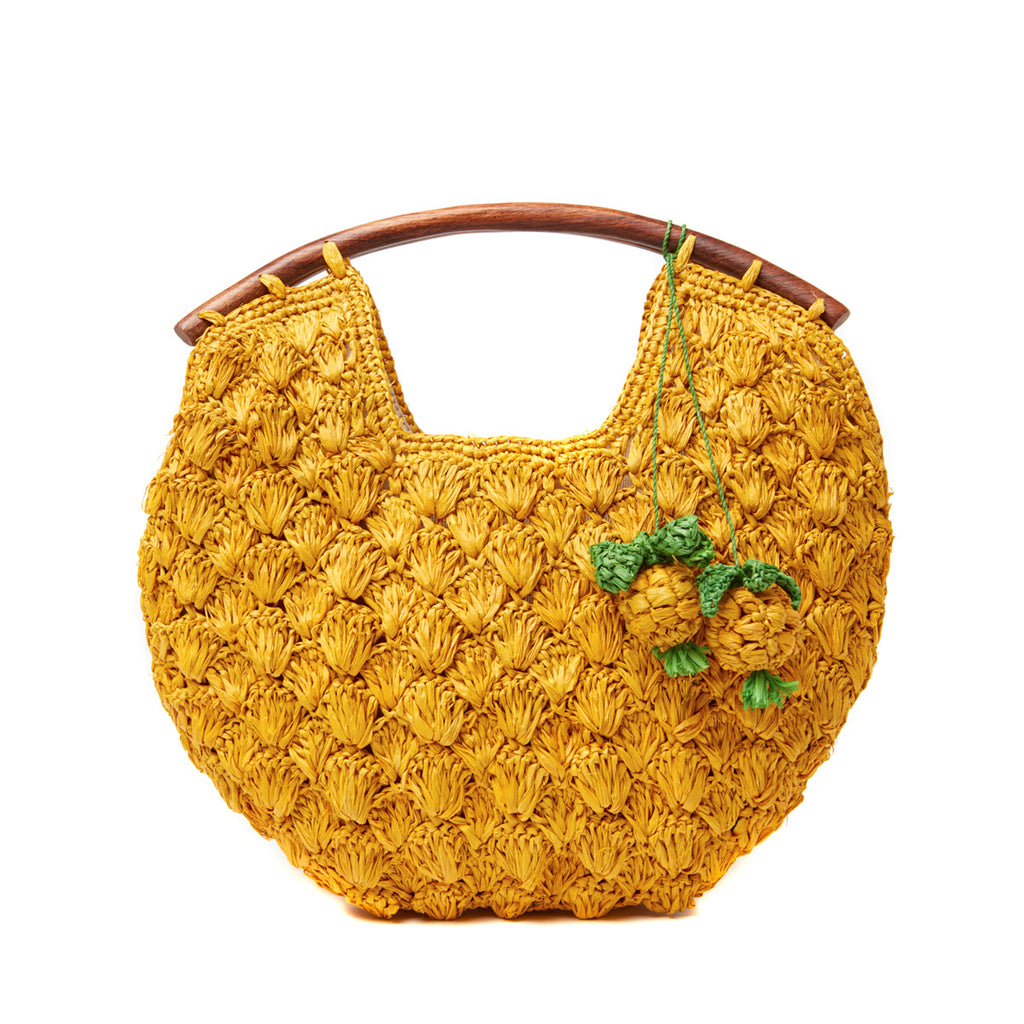 Raffia Bag Handmade Clutch Crochet Raffia Clutch in Natural 