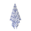 Hanging blue and white striped beach blanket
