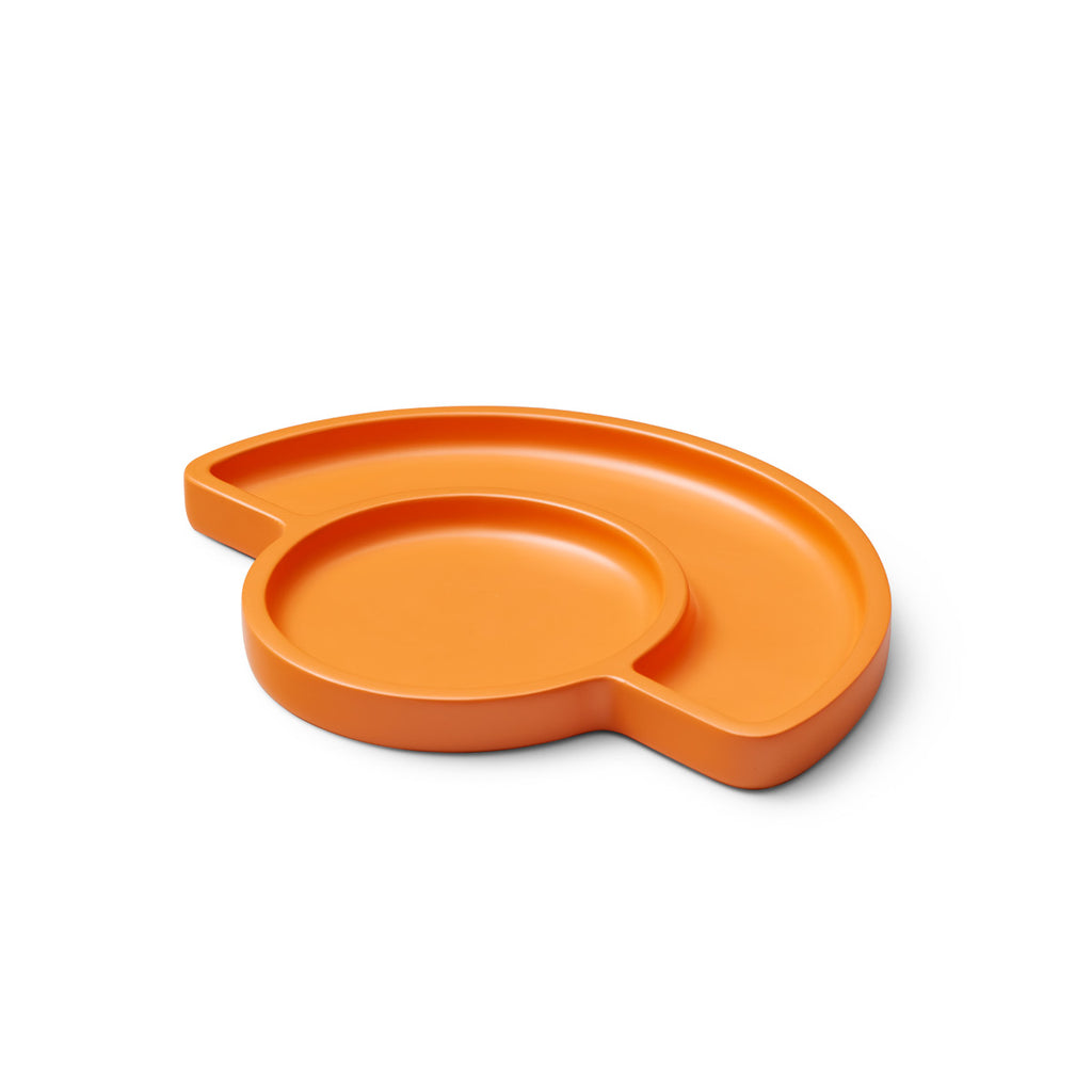 Orange colored catchall tray