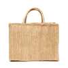 Roma Tote in Natural on white background