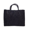 Roma tote in Navy on white background