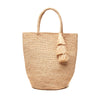 Skye tote in Natural on white background